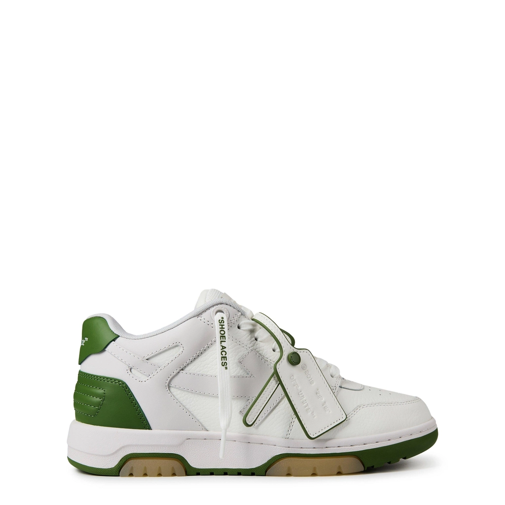 Off White Out Of Office Classic Trainers - White/Forest